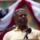 Then-Rep. Allen West speaks to a crowd at the 2011 Palm Beach County Tax Day Tea Party April 16, 2011, at Sanborn Square in Boca Raton, Fla.
John W. Adkisson/Getty Images